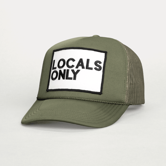 LOCALS ONLY, Premium Trucker Hat, Unisex, Perfect Fit (TikTok V2)