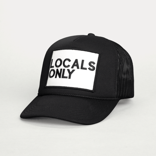 LOCALS ONLY, Premium Trucker Hat, Unisex, Perfect Fit (TikTok V2)