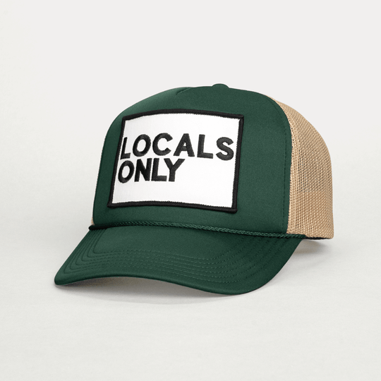 LOCALS ONLY, Premium Trucker Hat, Unisex, Perfect Fit (TikTok V2)