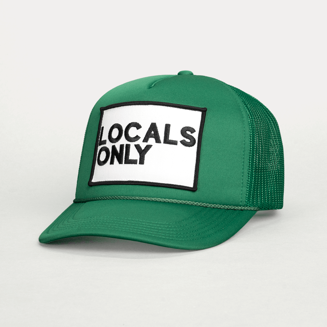 LOCALS ONLY, Premium Trucker Hat, Unisex, Perfect Fit (TikTok V2)
