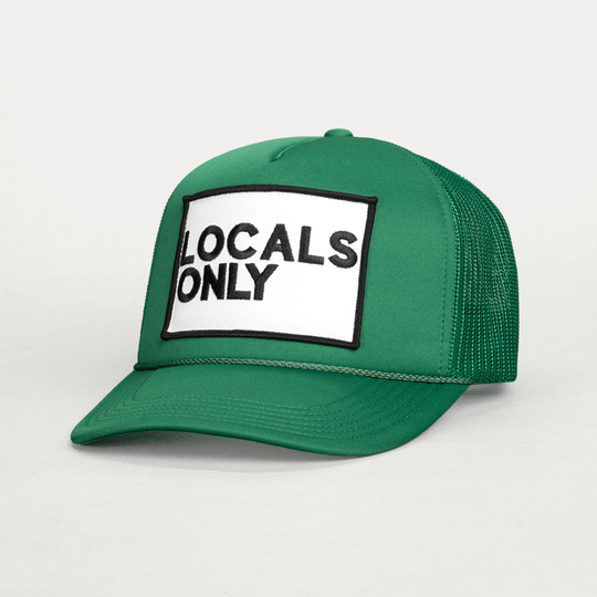 LOCALS ONLY, Premium Trucker Hat, Unisex, Perfect Fit (TikTok V2)