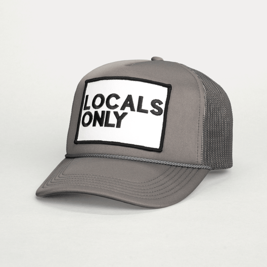 LOCALS ONLY, Premium Trucker Hat, Unisex, Perfect Fit (TikTok V2)