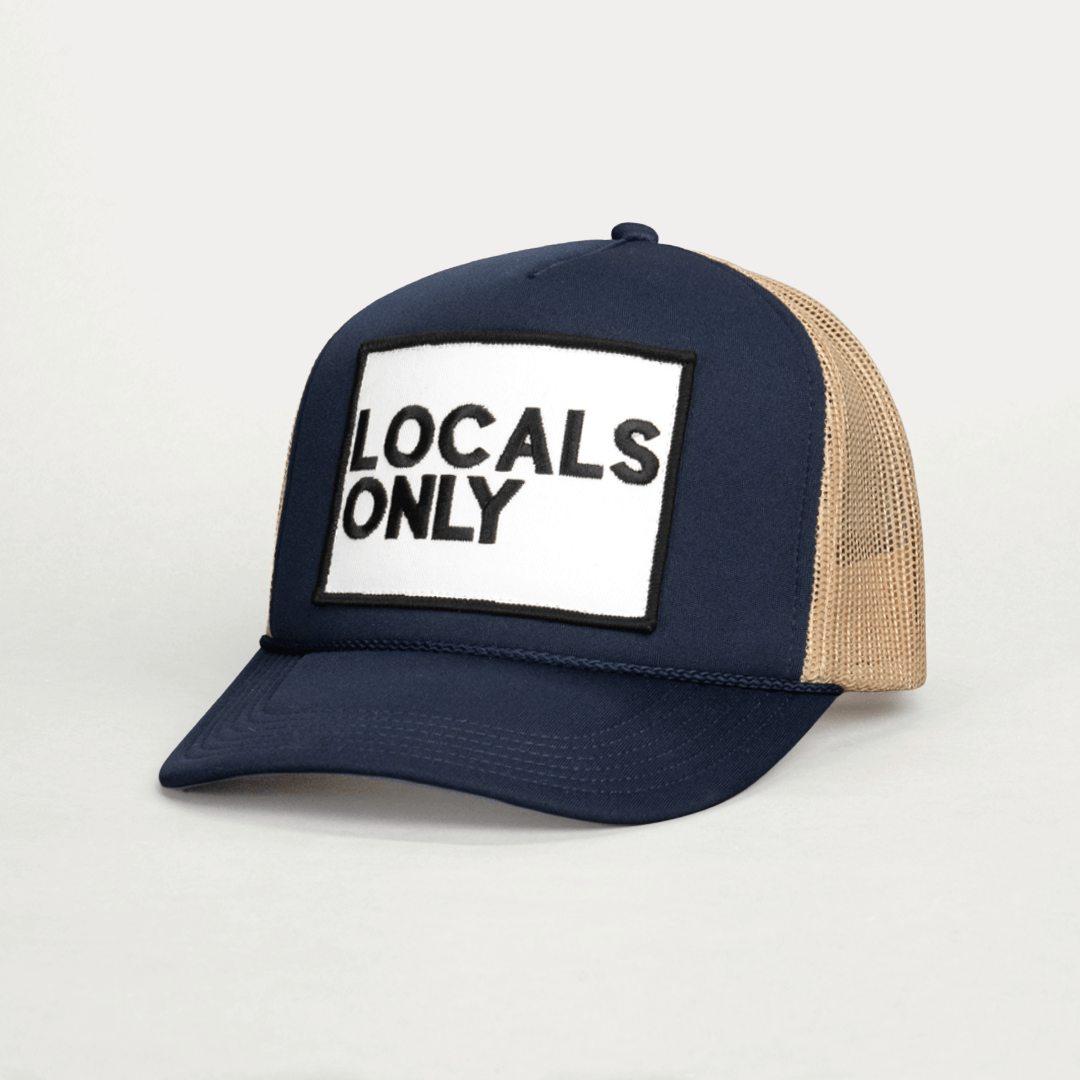 LOCALS ONLY, Premium Trucker Hat, Unisex, Perfect Fit (TikTok V2)