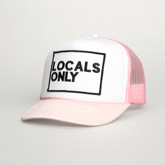 LOCALS ONLY, Premium Trucker Hat, Unisex, Perfect Fit (TikTok V2)