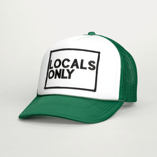 LOCALS ONLY, Premium Trucker Hat, Unisex, Perfect Fit (TikTok V2)