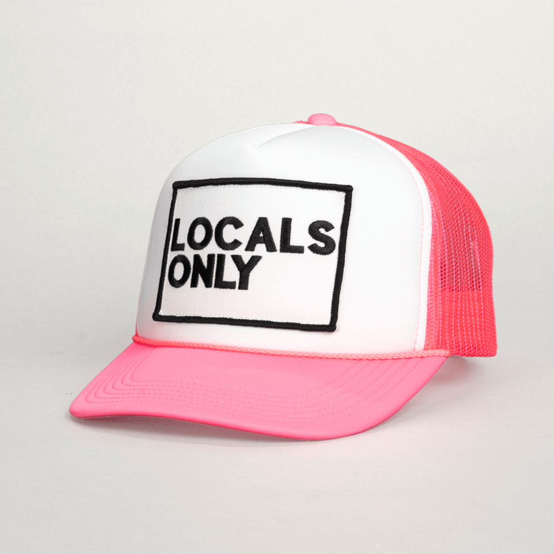 LOCALS ONLY, Premium Trucker Hat, Unisex, Perfect Fit (TikTok V2)