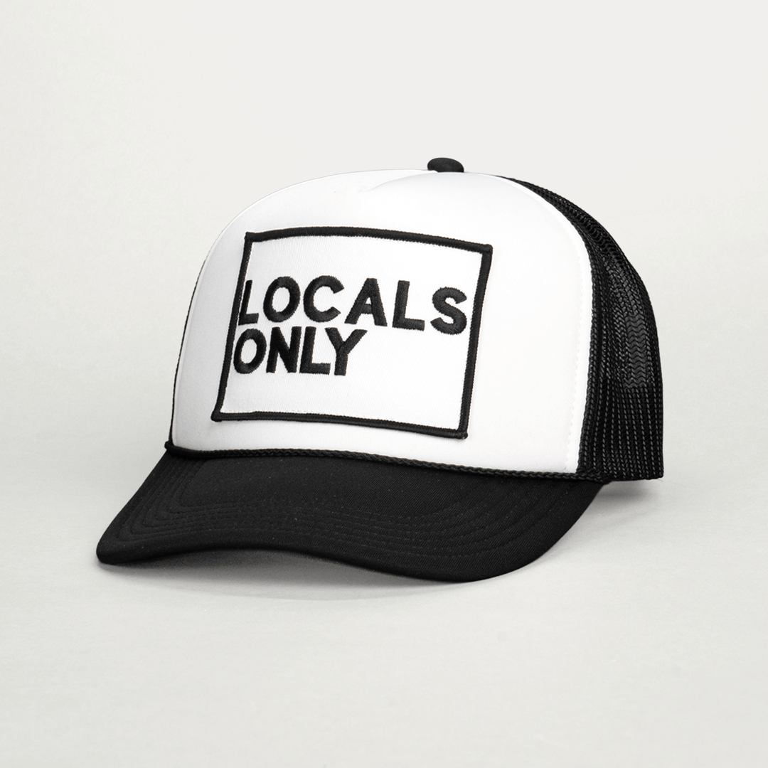 LOCALS ONLY, Premium Trucker Hat, Unisex, Perfect Fit (TikTok V2)
