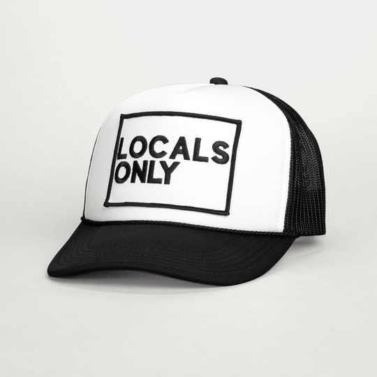 LOCALS ONLY, Premium Trucker Hat, Unisex, Perfect Fit (TikTok V2)