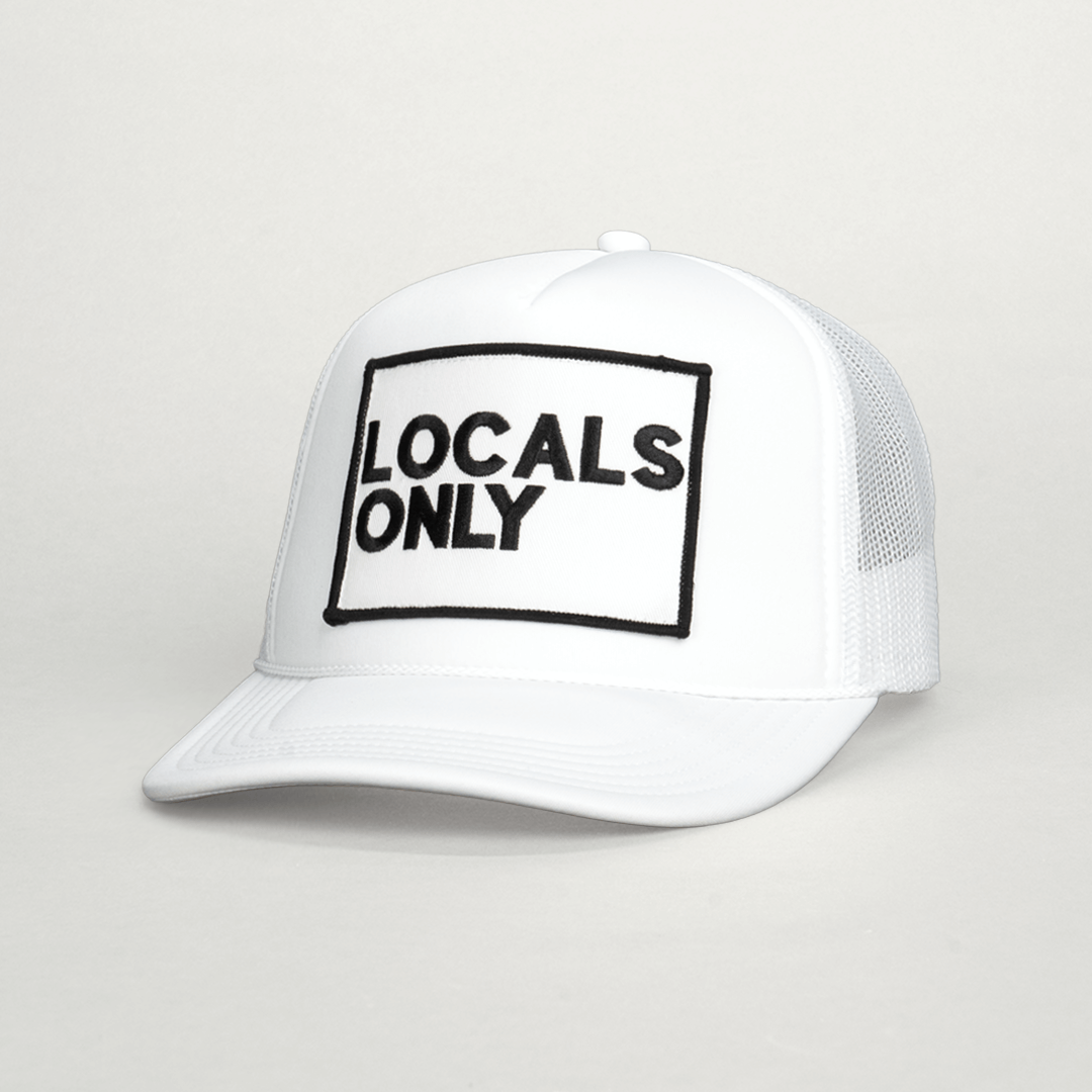 LOCALS ONLY, Premium Trucker Hat, Unisex, Perfect Fit (TikTok V2)