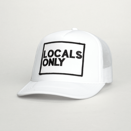 LOCALS ONLY, Premium Trucker Hat, Unisex, Perfect Fit (TikTok V2)